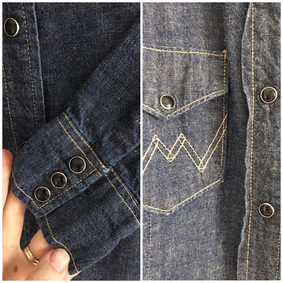 REPLAY denim button down 💙 - Picture 2 of 5